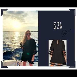🔹NWT! Black Dress with Mesh.